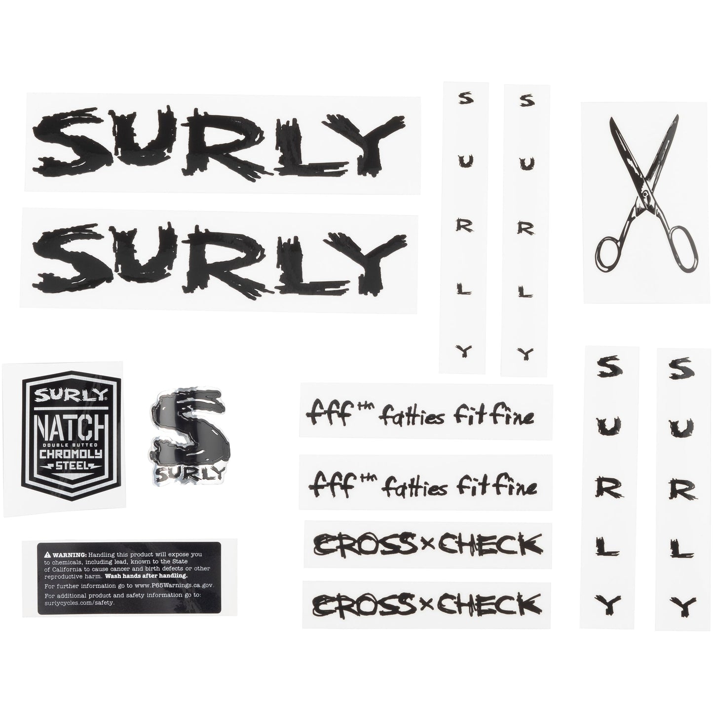 Cross Check Decal Set