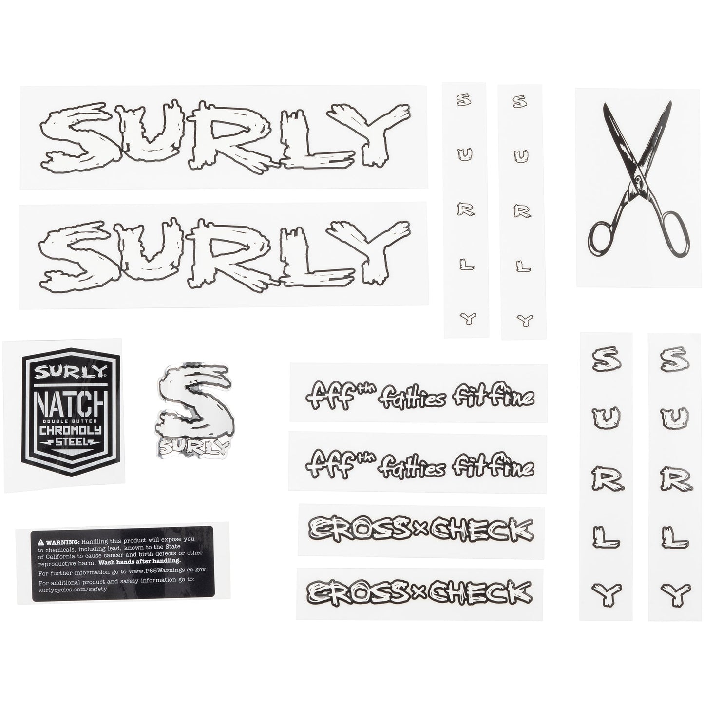 Cross Check Decal Set