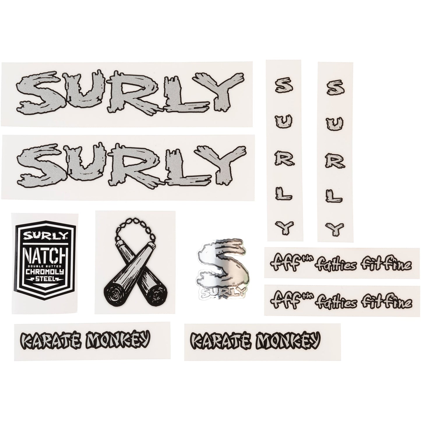 Karate Monkey Decal Set
