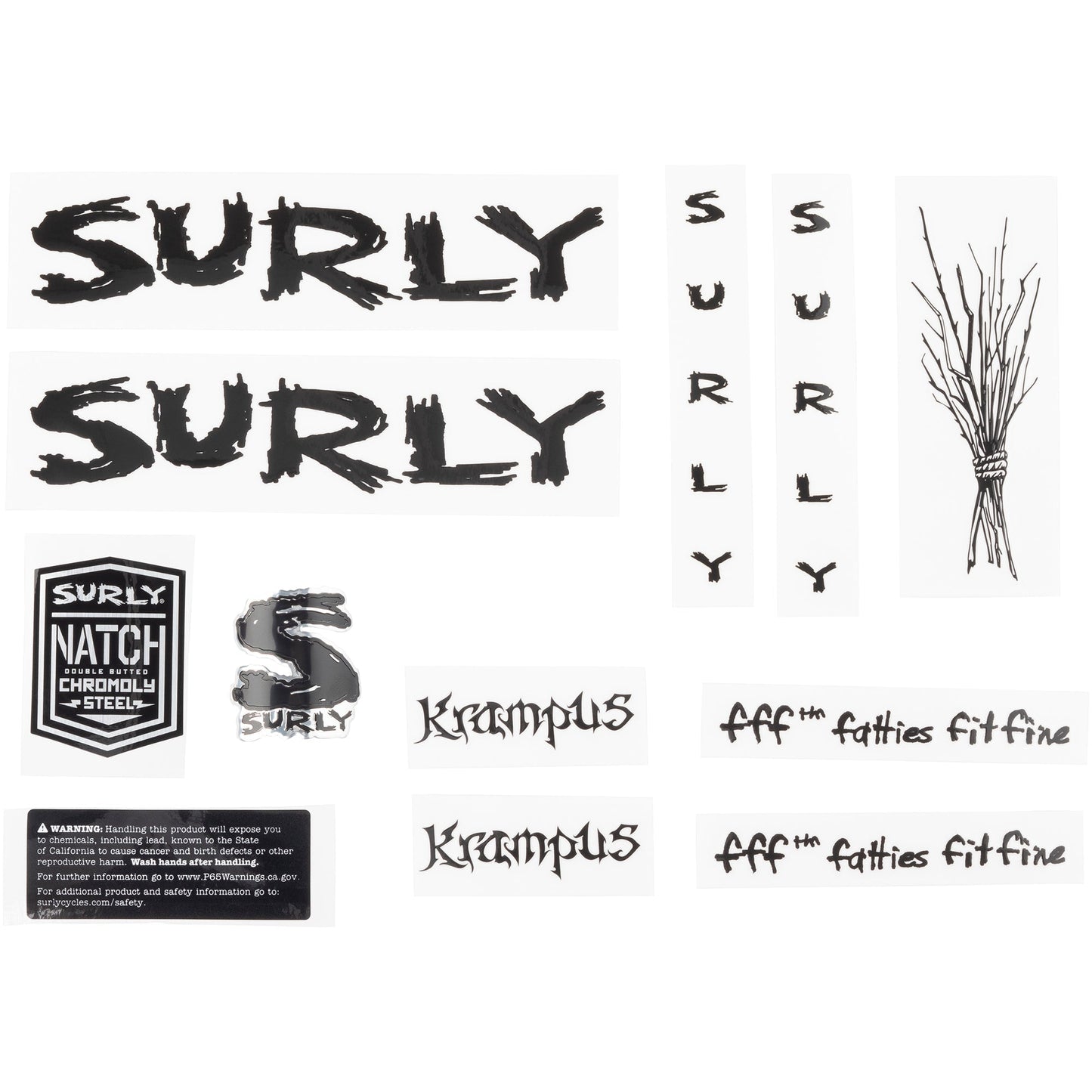Krampus Decal Set
