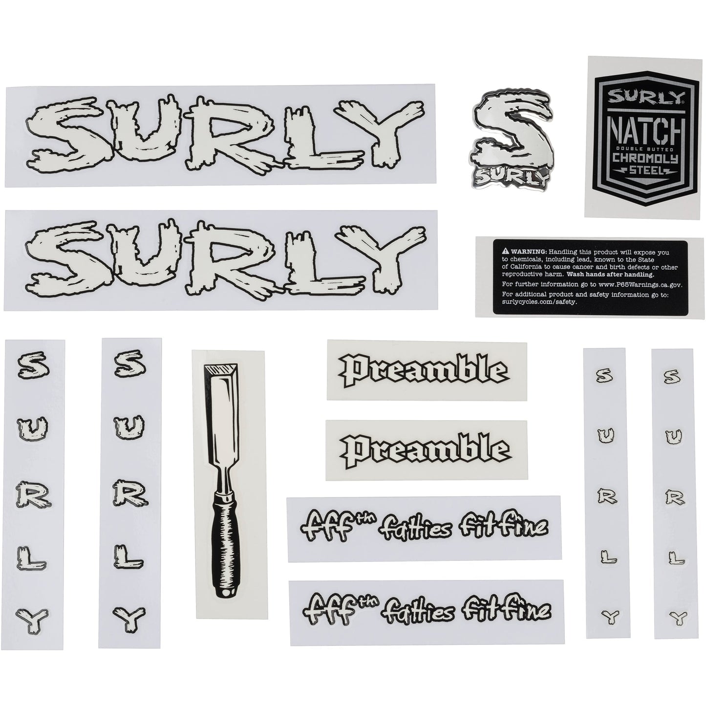 Preamble Decal Set