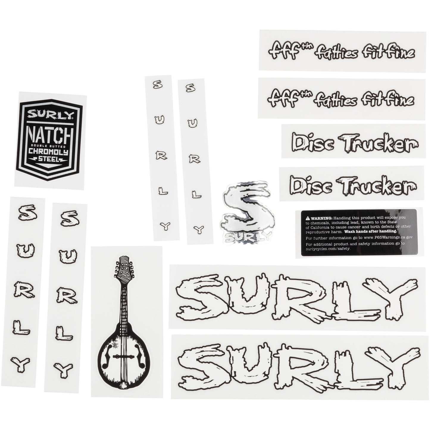 Disc Trucker Decal Set